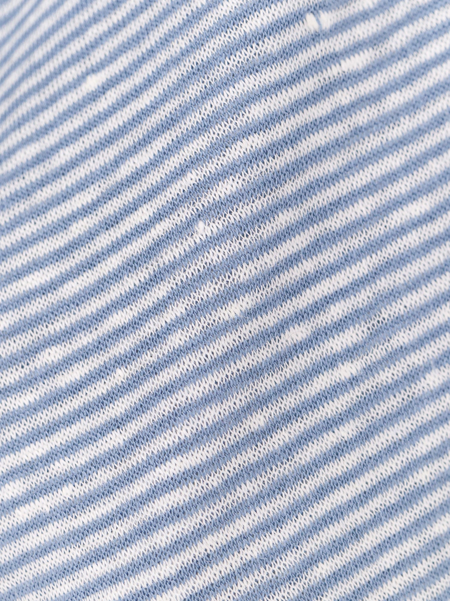 Giorgio Armani T-Shirts And Polos Blue Lino Viscosa