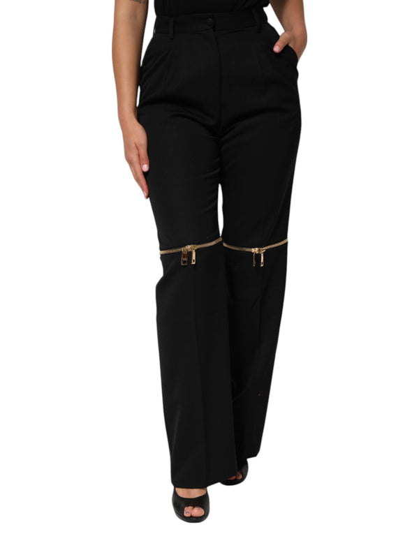 Dolce & Gabbana 100% Virgin Wool trousers in black