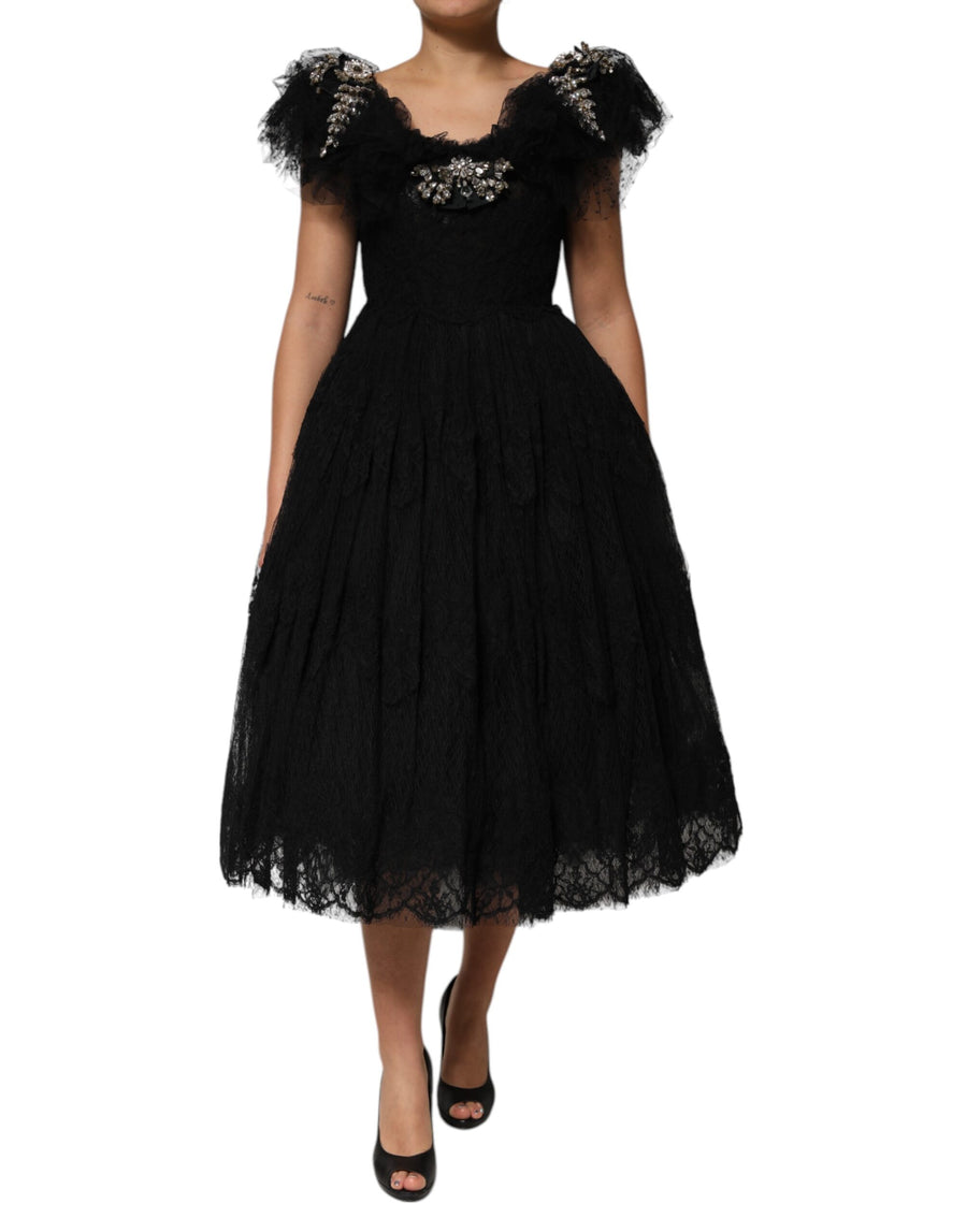 Dolce & Gabbana 32% Acetate dress in black