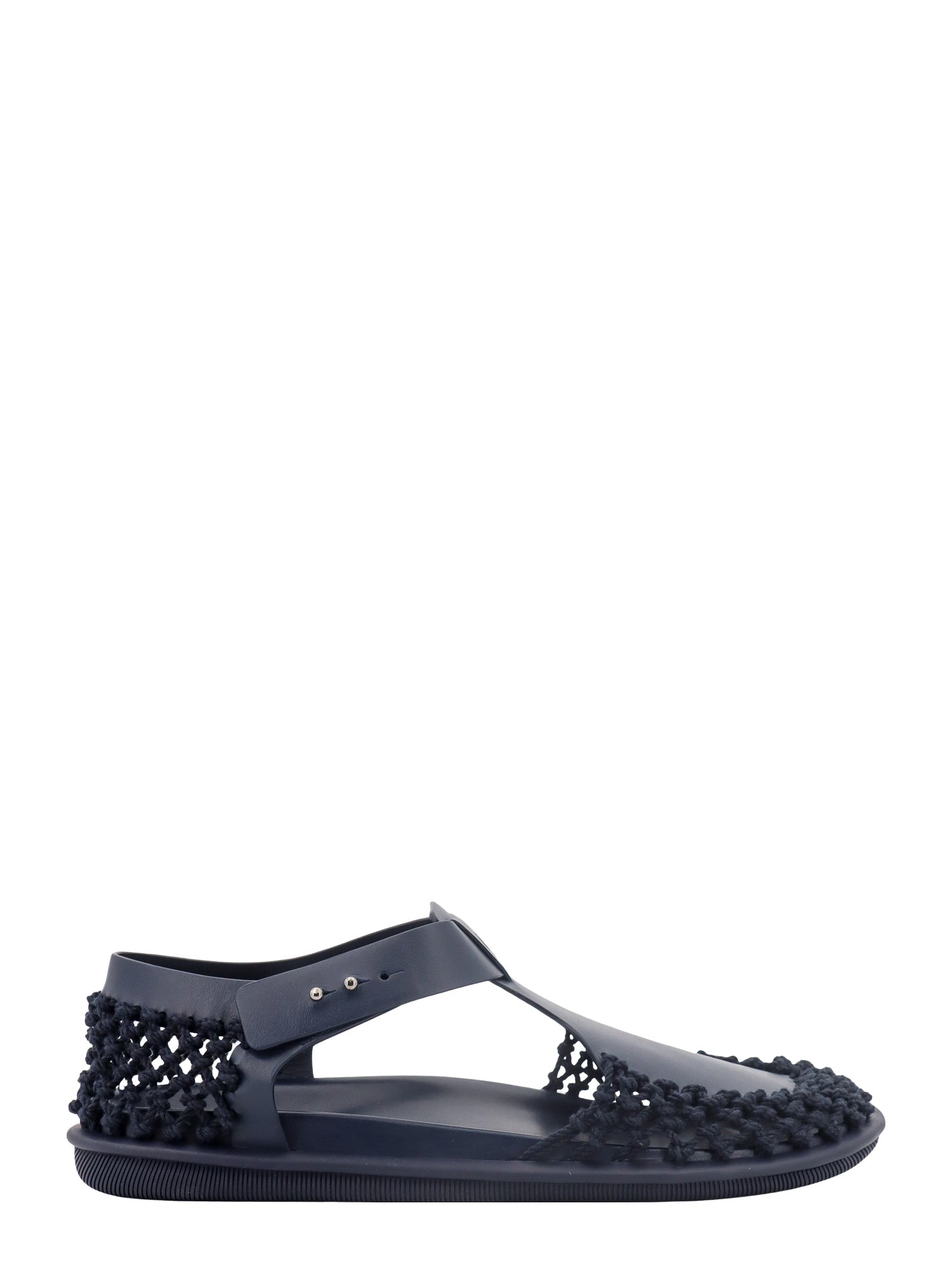 Giorgio Armani Sandals Black Pelle - Cotone