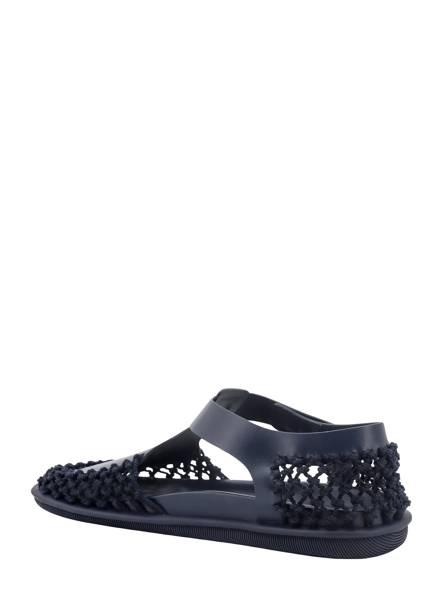 Giorgio Armani Sandals Black Pelle - Cotone