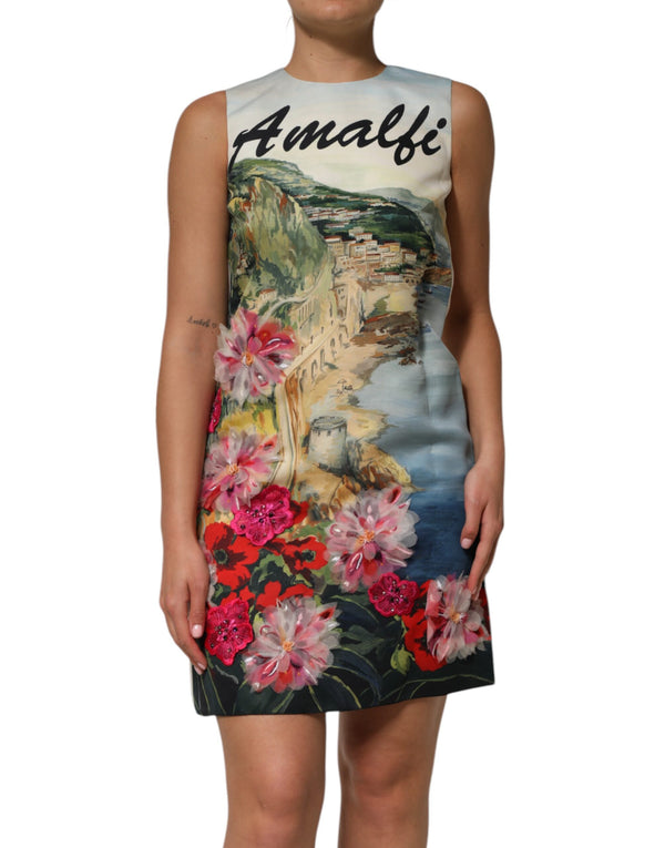 Dolce & Gabbana 100% Silk mini dress in multicolor
