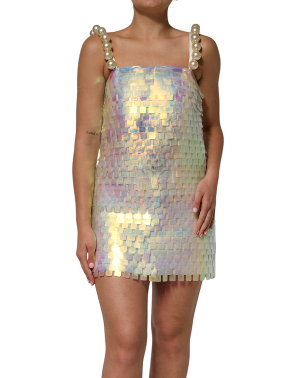 Dolce & Gabbana 100% Polyester; Lining: 100% Silk mini dress in multicolor