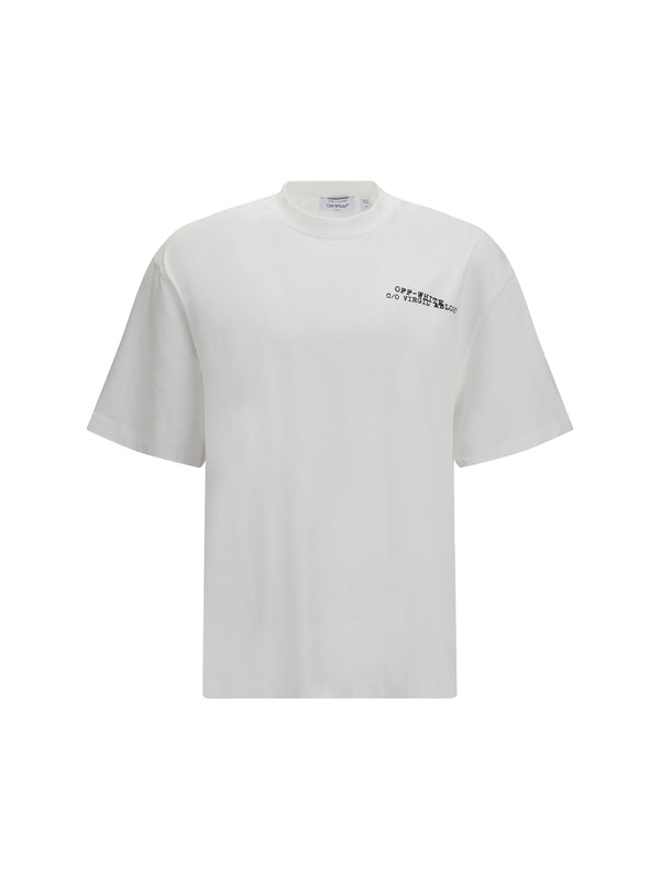 T-Shirt Type Arrow Skate White Cotton T-shirts