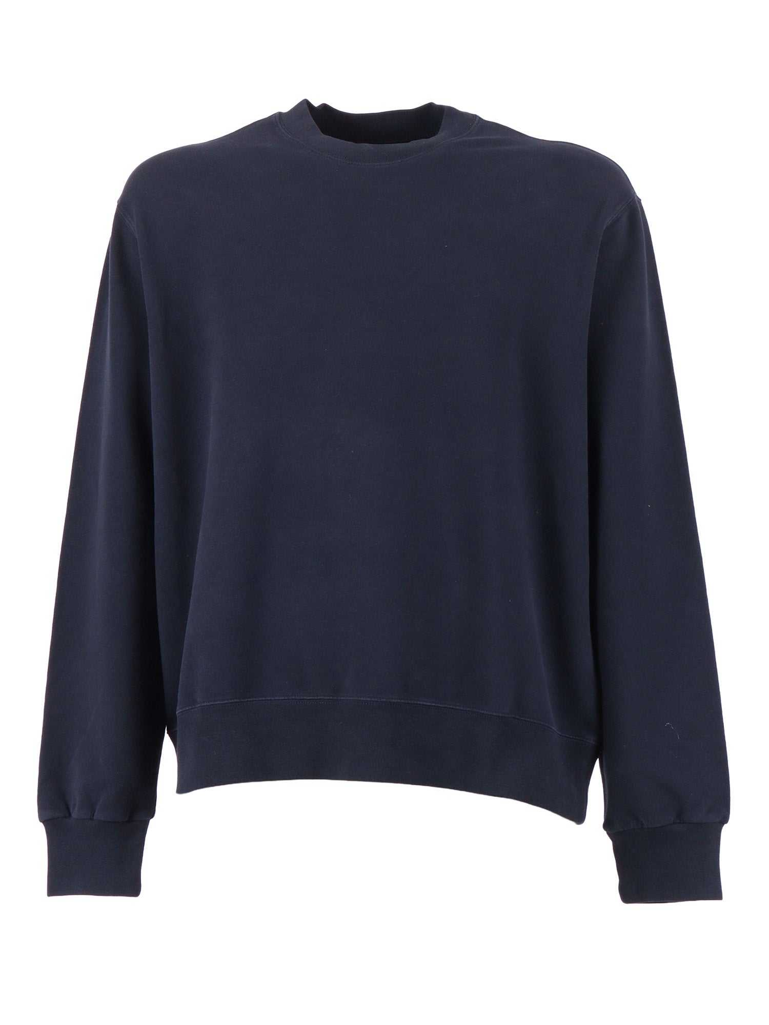 SWEATSHIRT G.DYED F. Blue Cotton Elastane