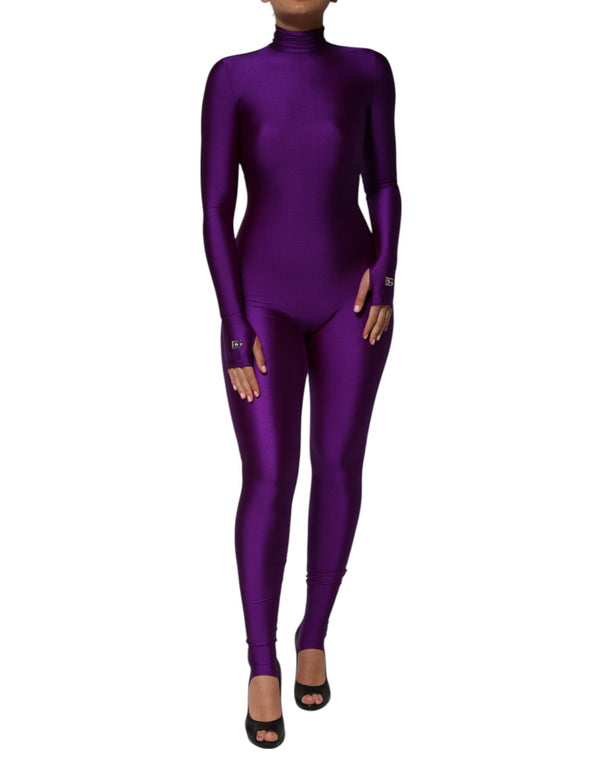 Dolce & Gabbana 80% Nylon bodysuit in purple