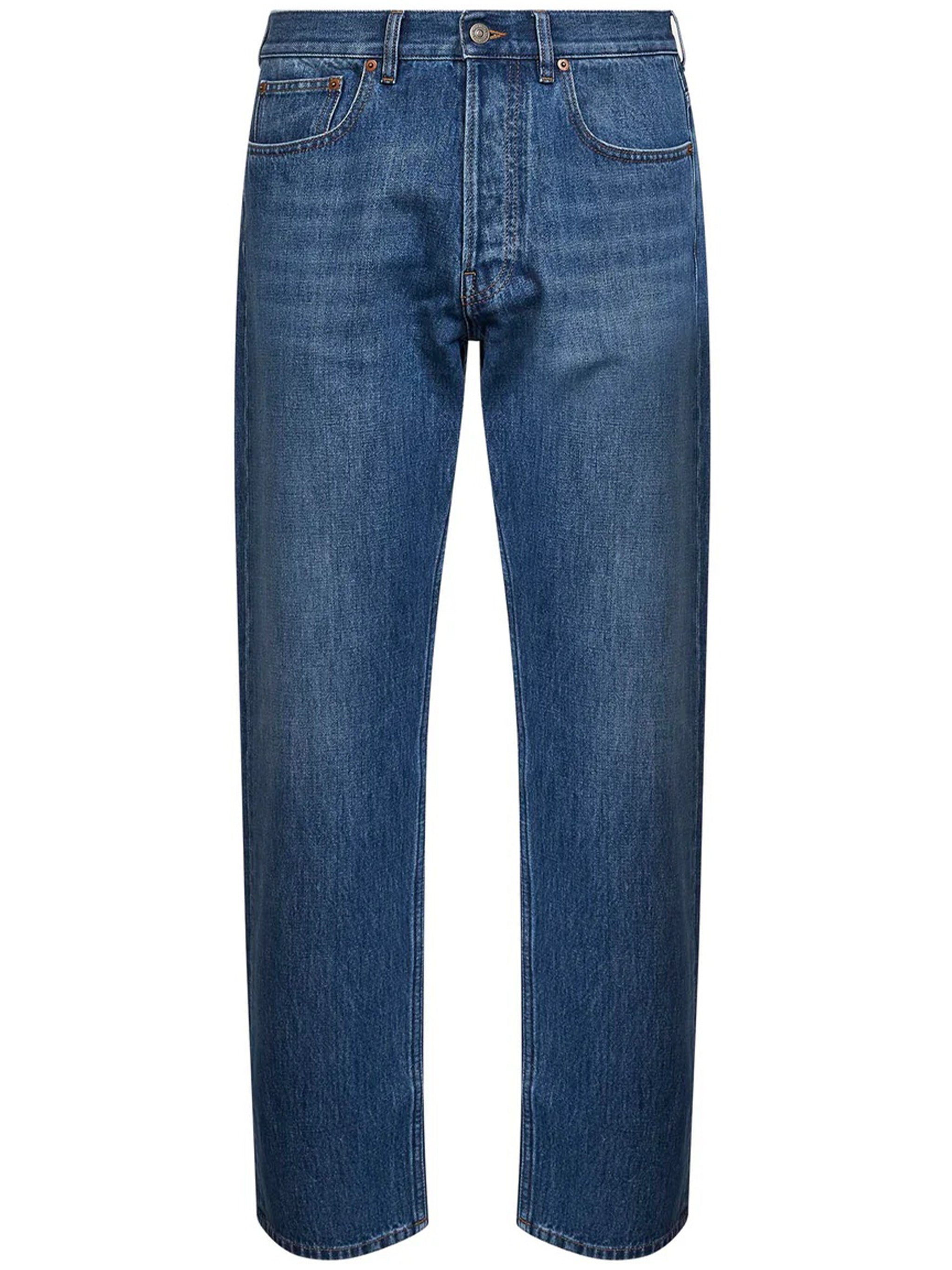 Denim 5 Tasche Blue Pantaloni