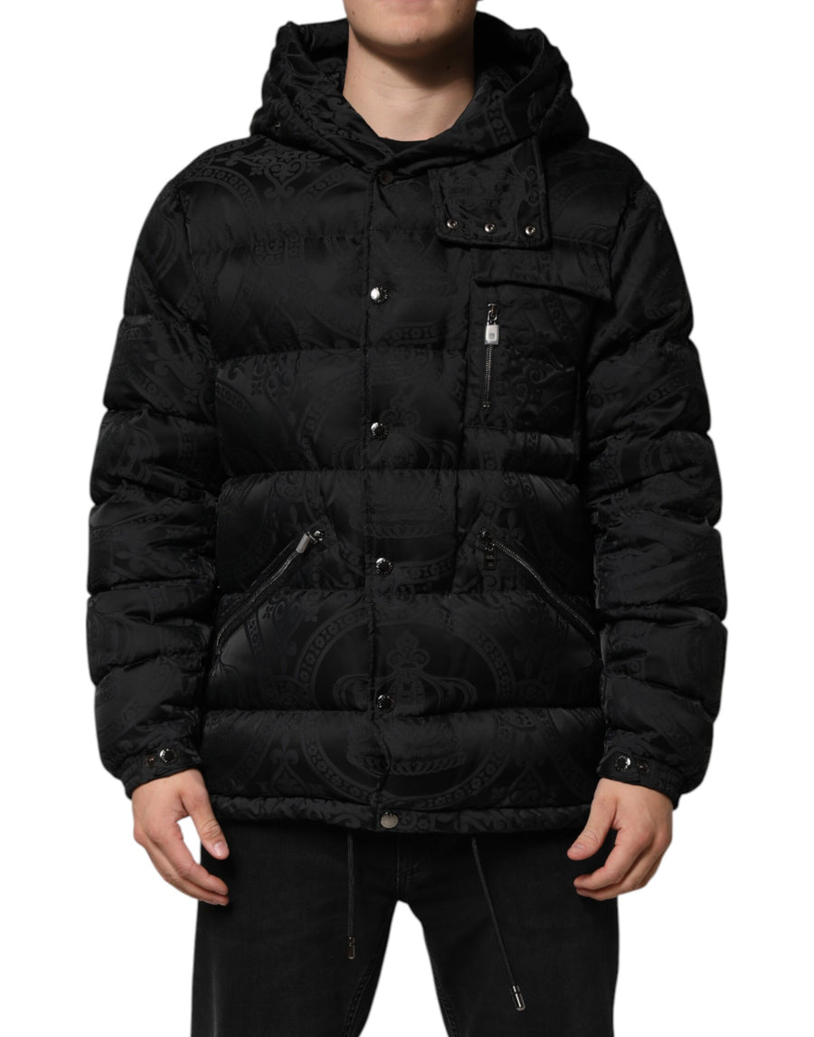 Dolce & Gabbana 100% Nylon down jacket in black