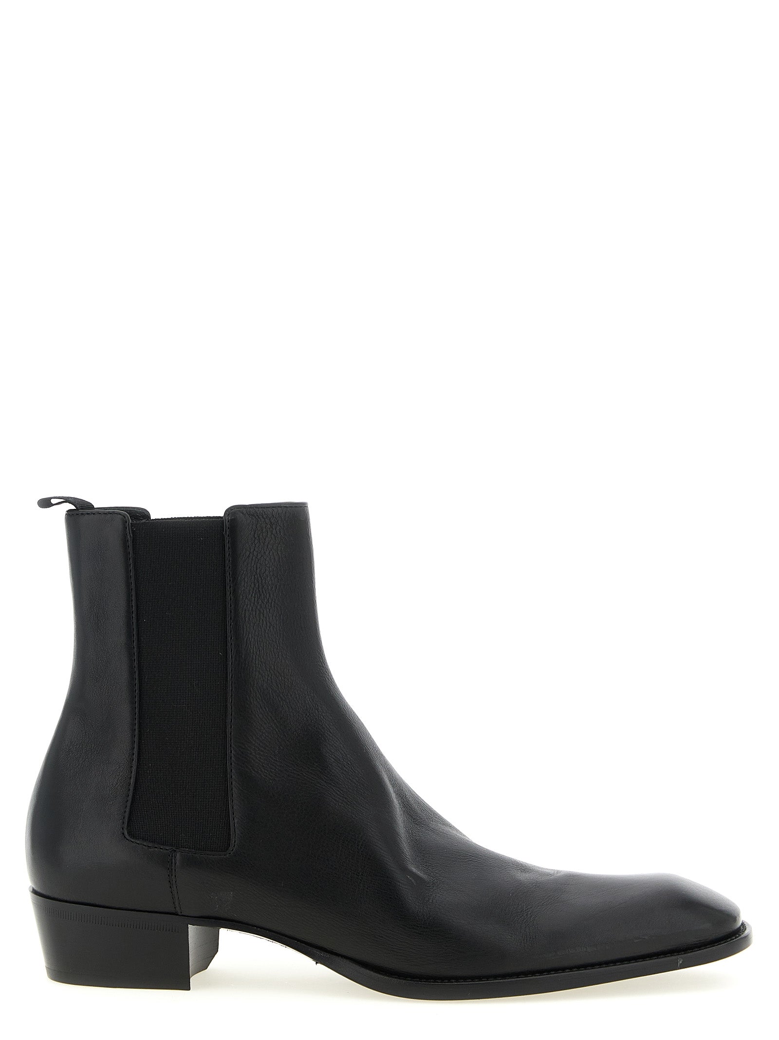 Stanton ankle boots Black Calfskin Leather (bos Taurus) Boots