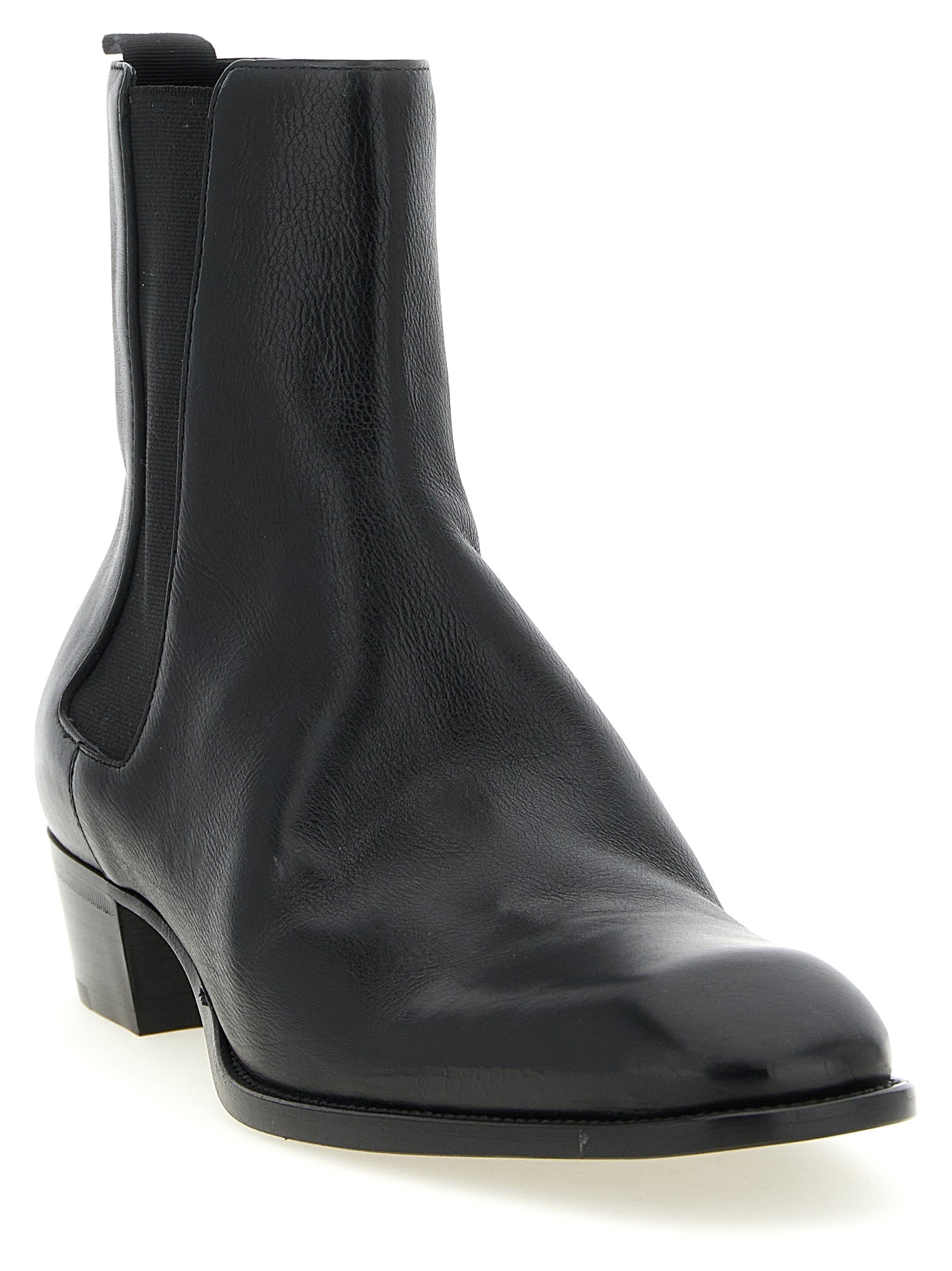 Stanton ankle boots Black Calfskin Leather (bos Taurus) Boots