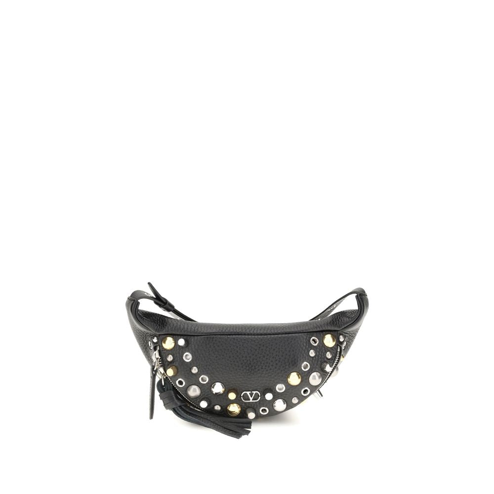 Black Calf Leather Bos Taurus Shoulder Bag