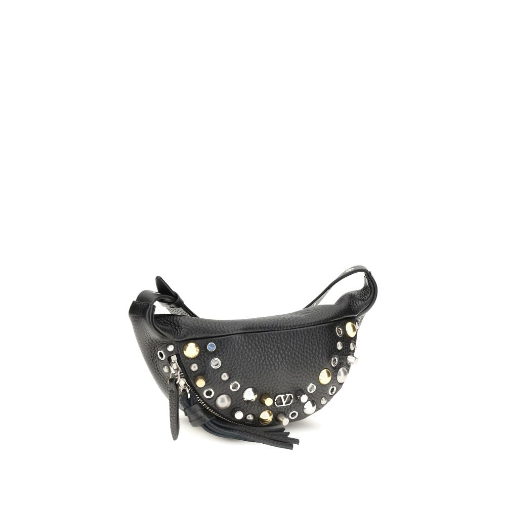 Black Calf Leather Bos Taurus Shoulder Bag