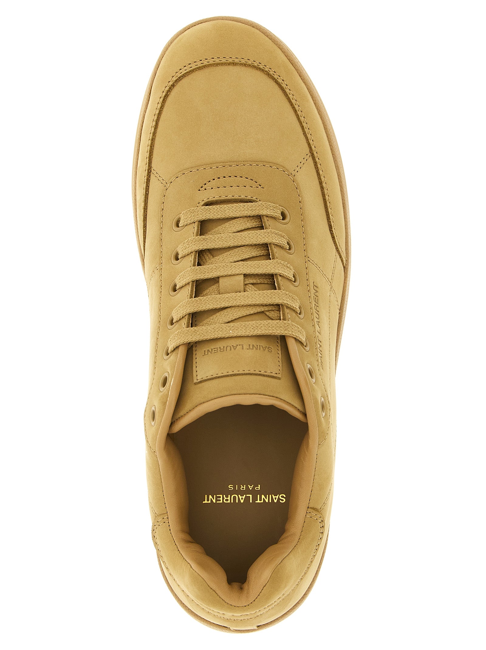 SL-61 sneakers Beige Calfskin Leather (bos Taurus)