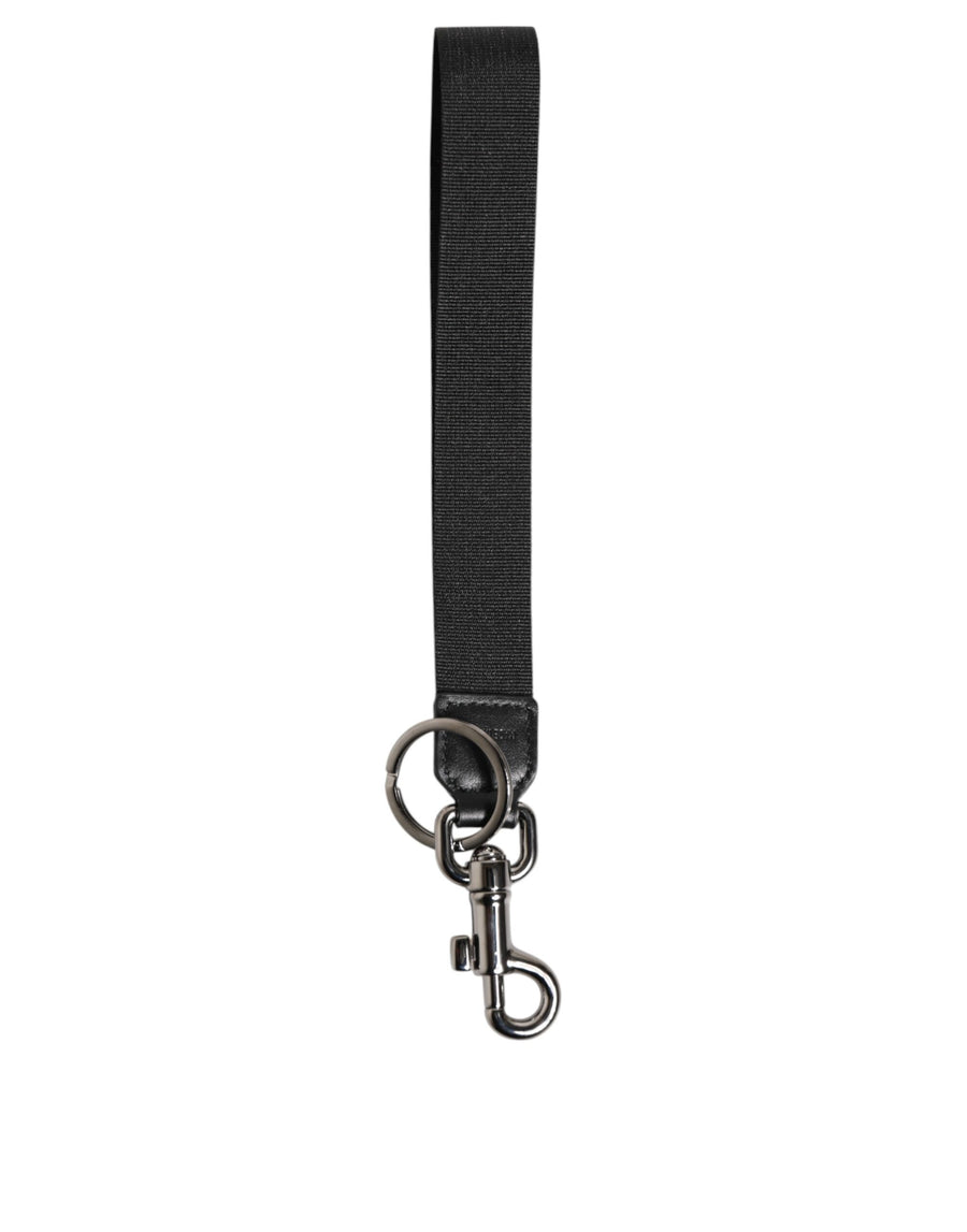 Dolce & Gabbana 80% Polyester key case in black