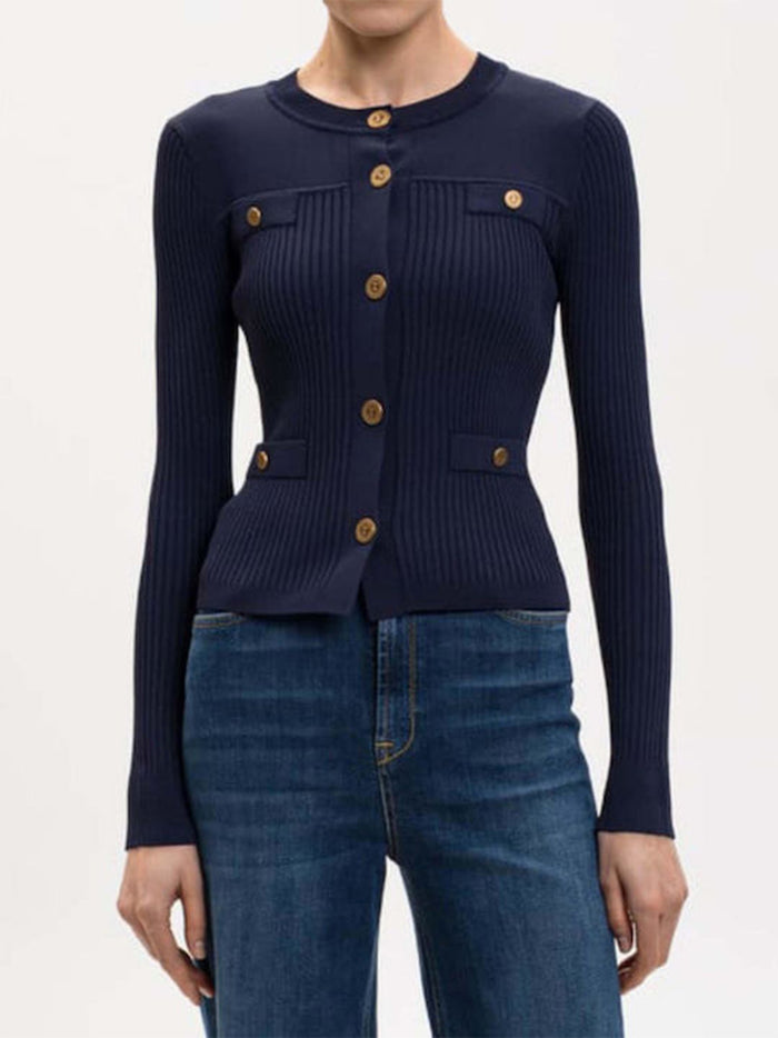Cardigan Blue Vi Pa Maglia