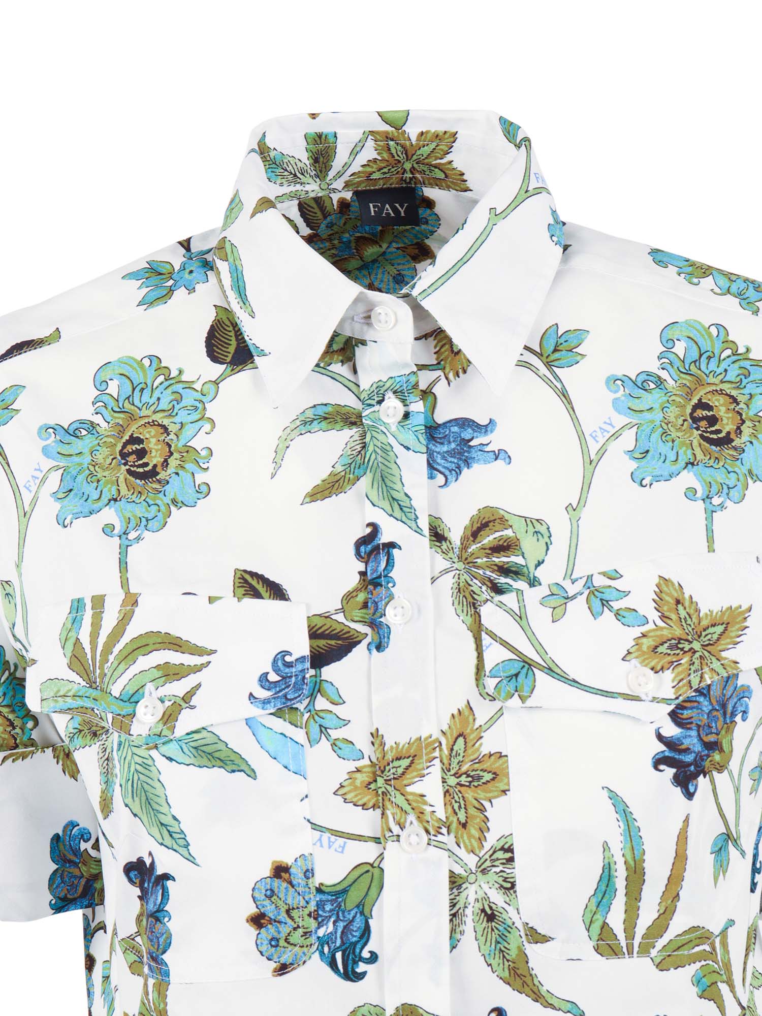 SHORT SLEEVE SHIRT White Cotton