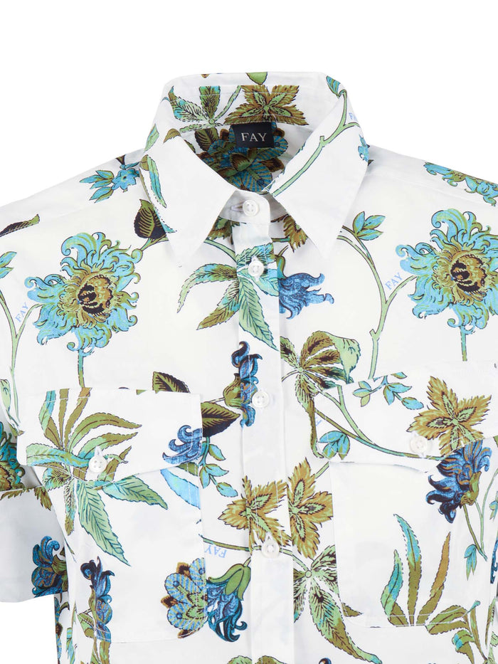SHORT SLEEVE SHIRT White Cotton