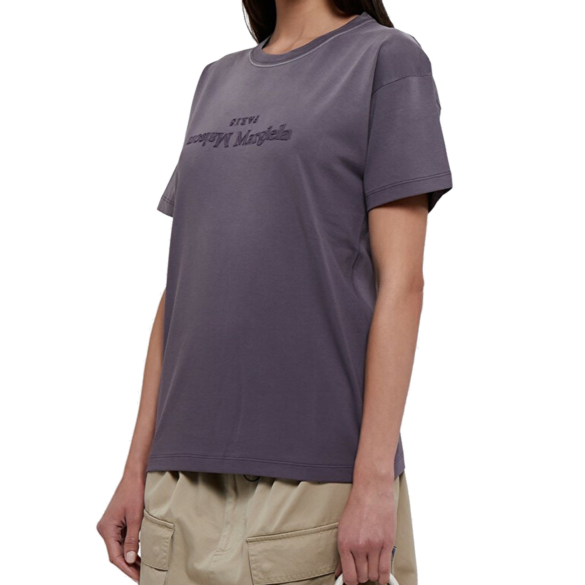 Cotton Logo T-Shirt Purple
