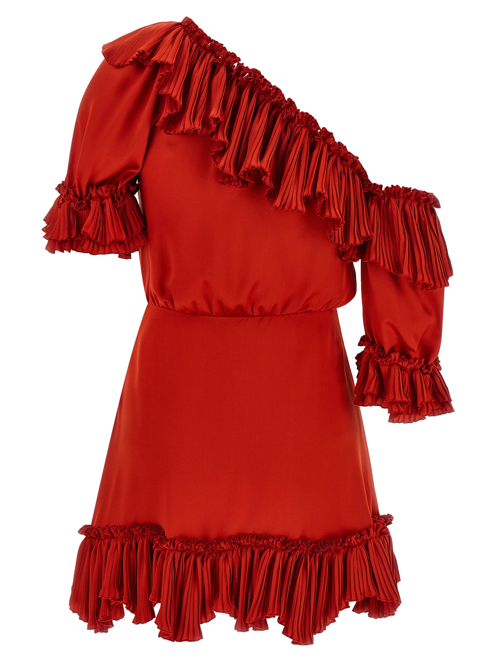 Silk Dress Red
