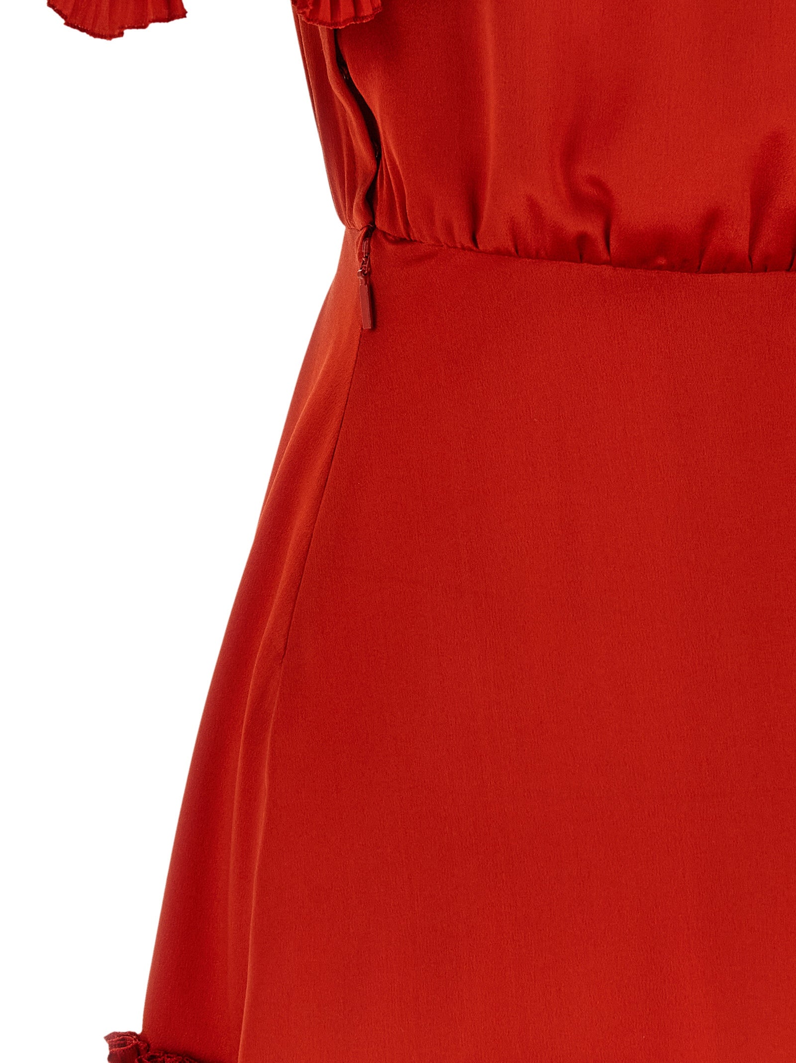 Silk Dress Red