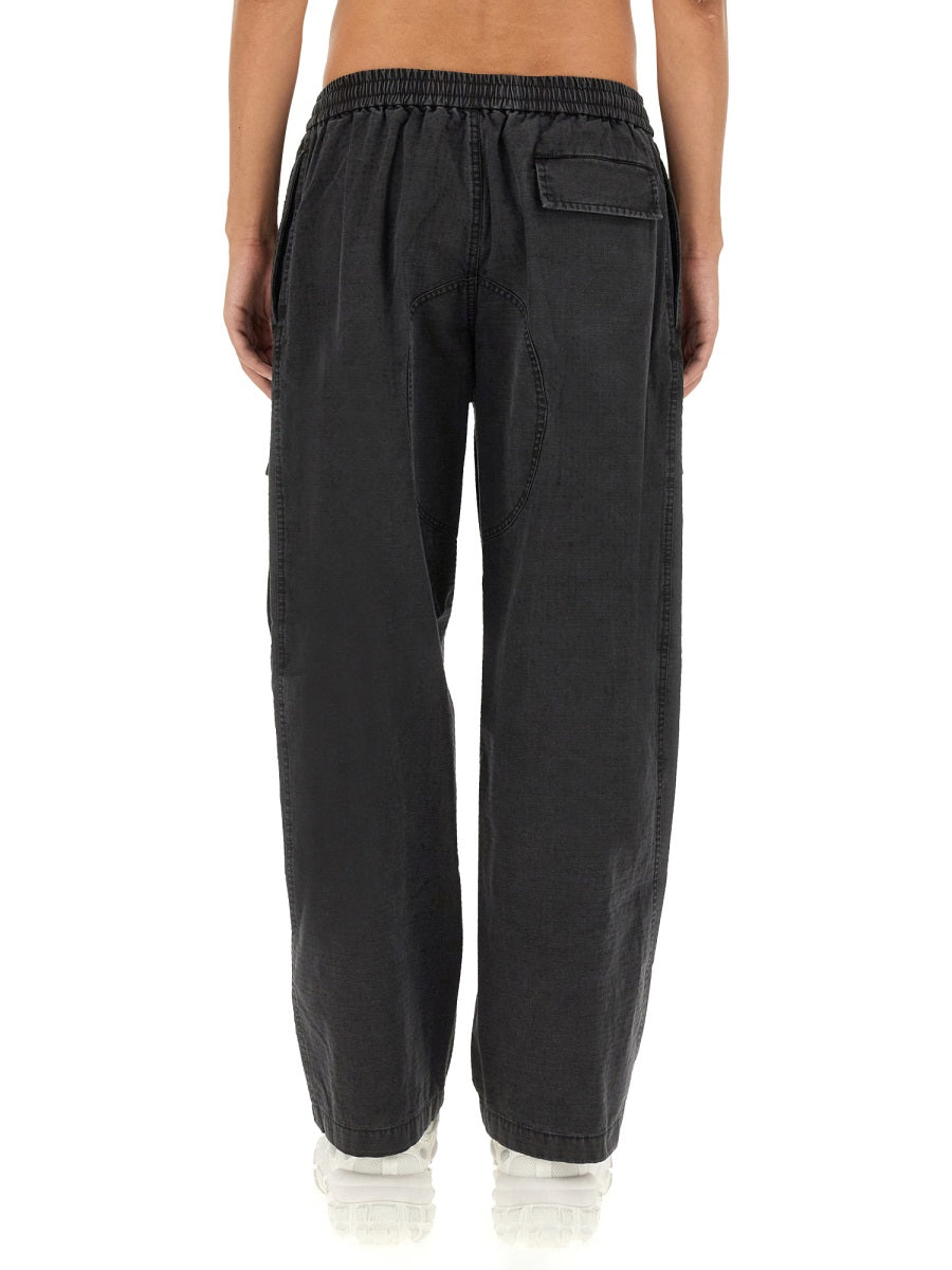 Casual Cotton Pants Black Trousers