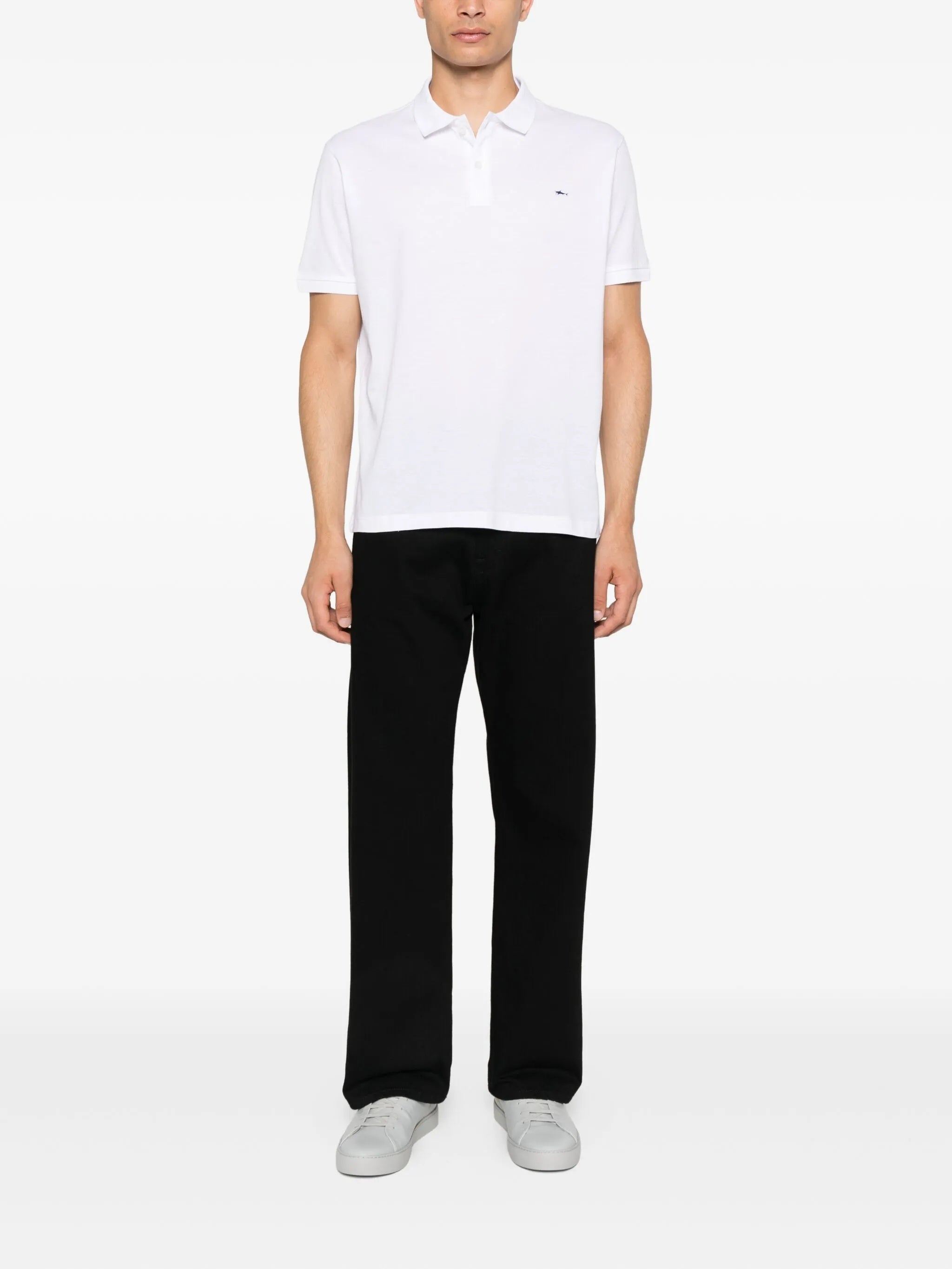 Polo Cotone White