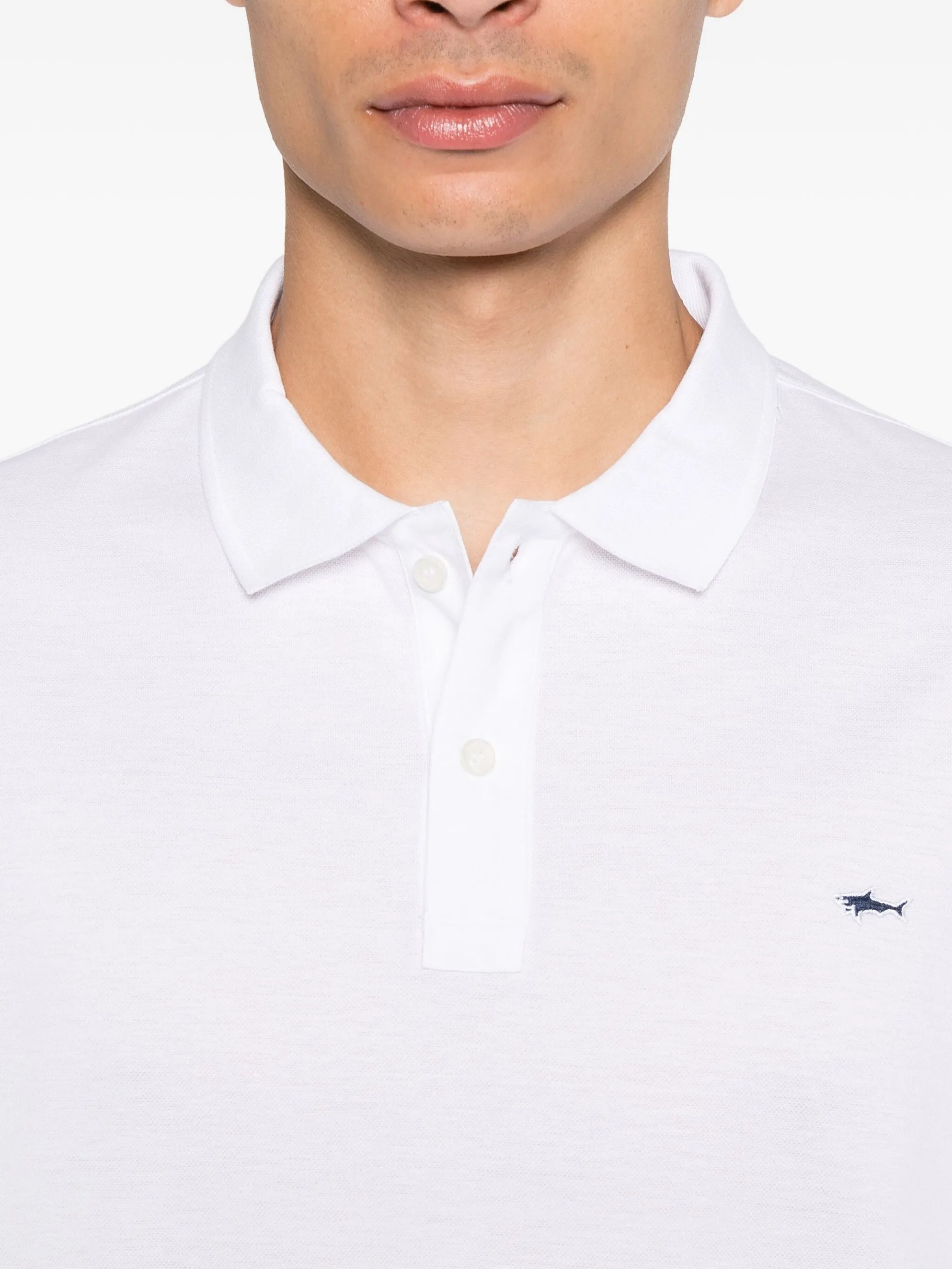 Polo Cotone White