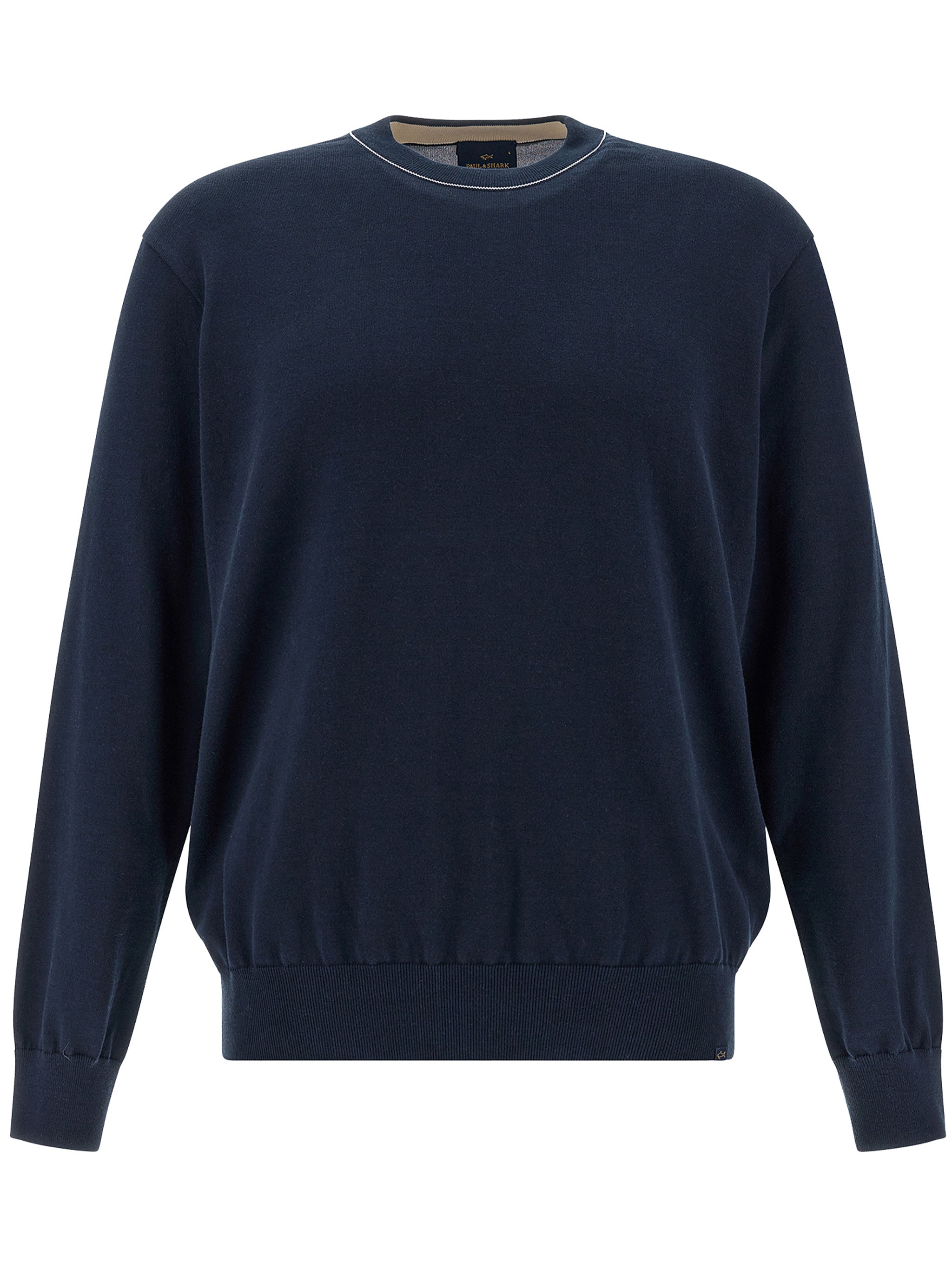 Girocollo Cotone Blue Felpa