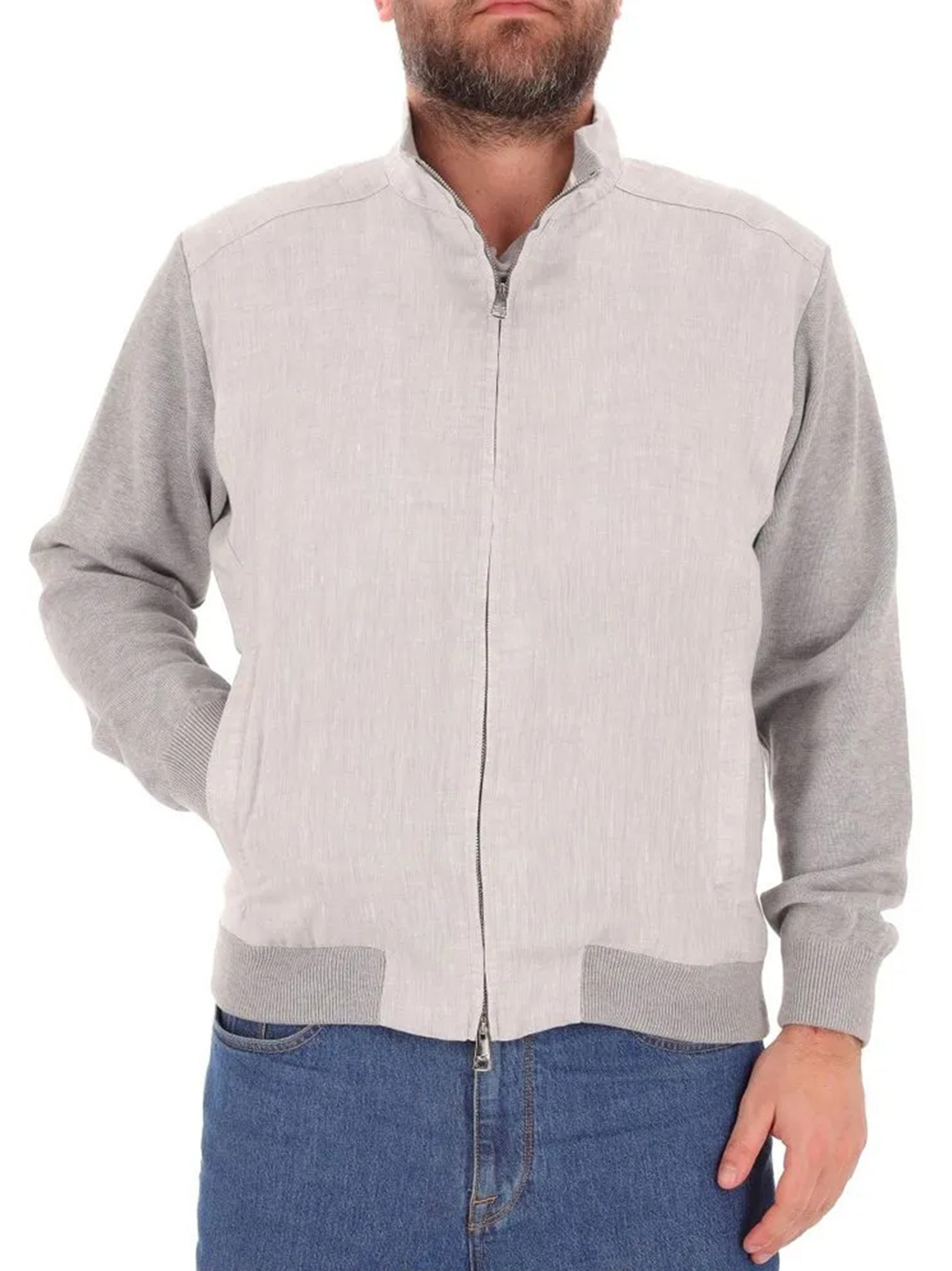 Ibrido Zip Cotone Maglia