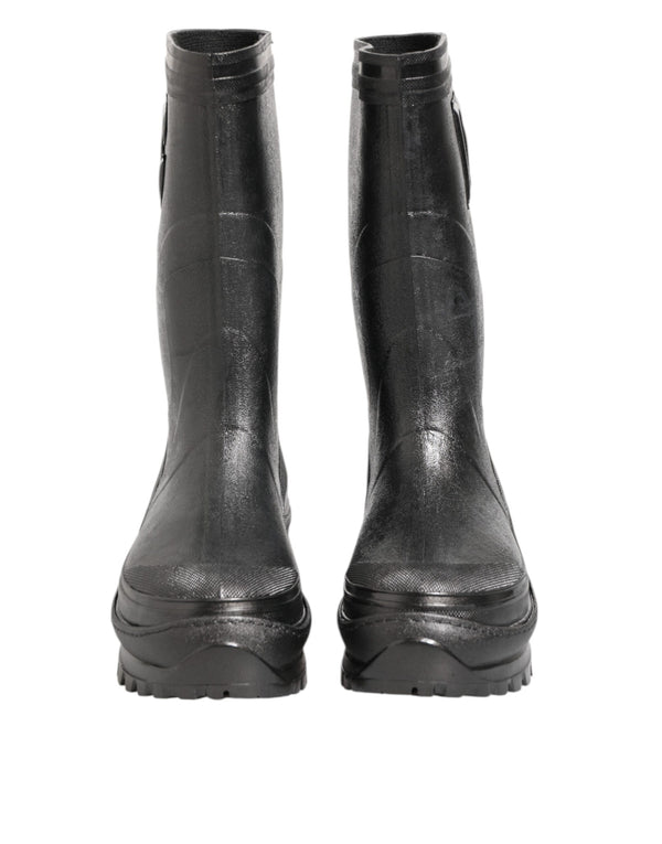 Dolce & Gabbana 90% PVC boot in black