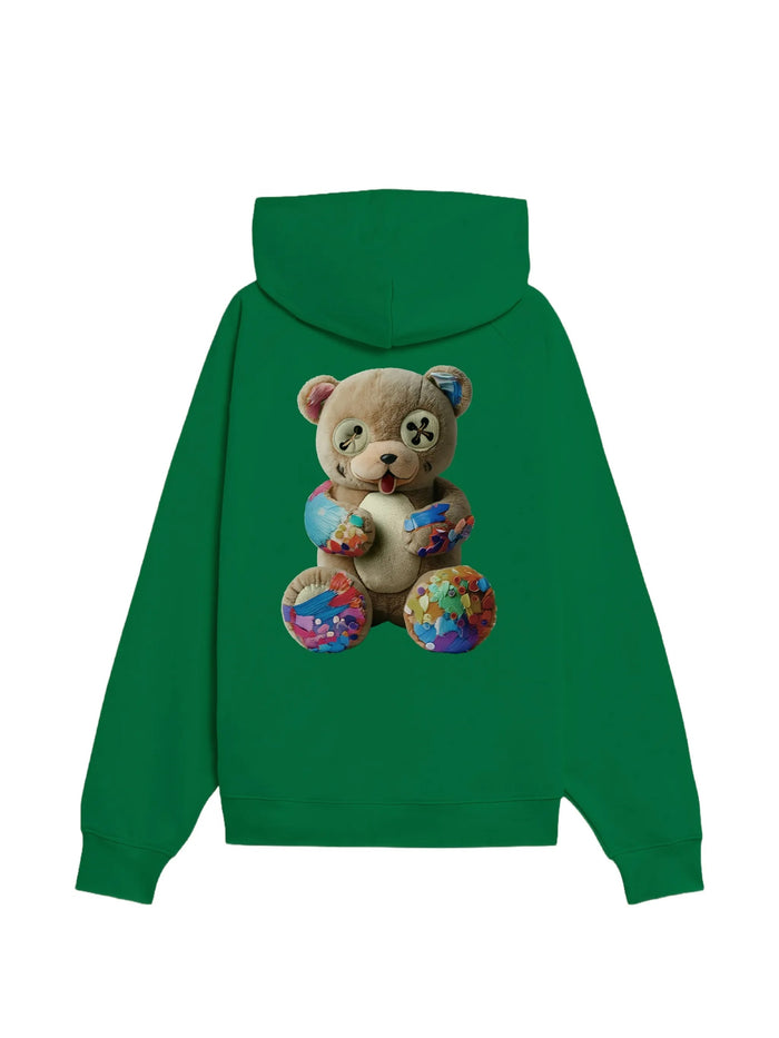 Hoodie Green Felpa