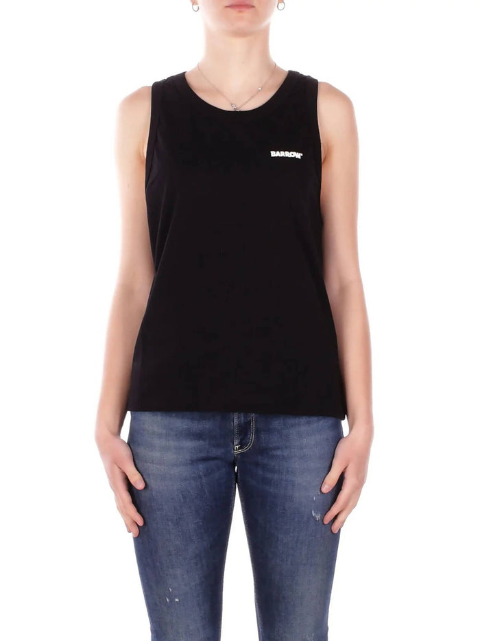 Jersey Tank Top Black T-shirt