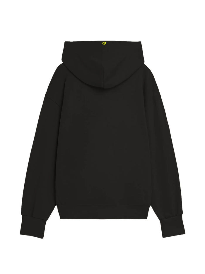 Zip Hoodie Black Felpa