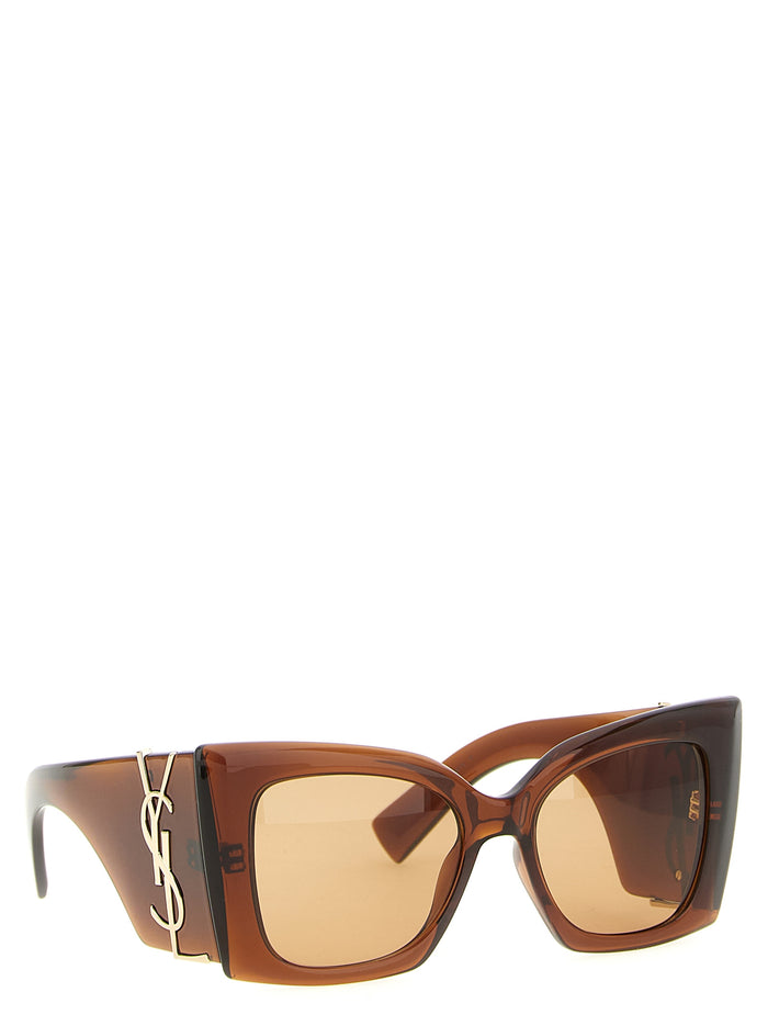 SL M119 Blaze Crystal sunglasses Brown Acetate