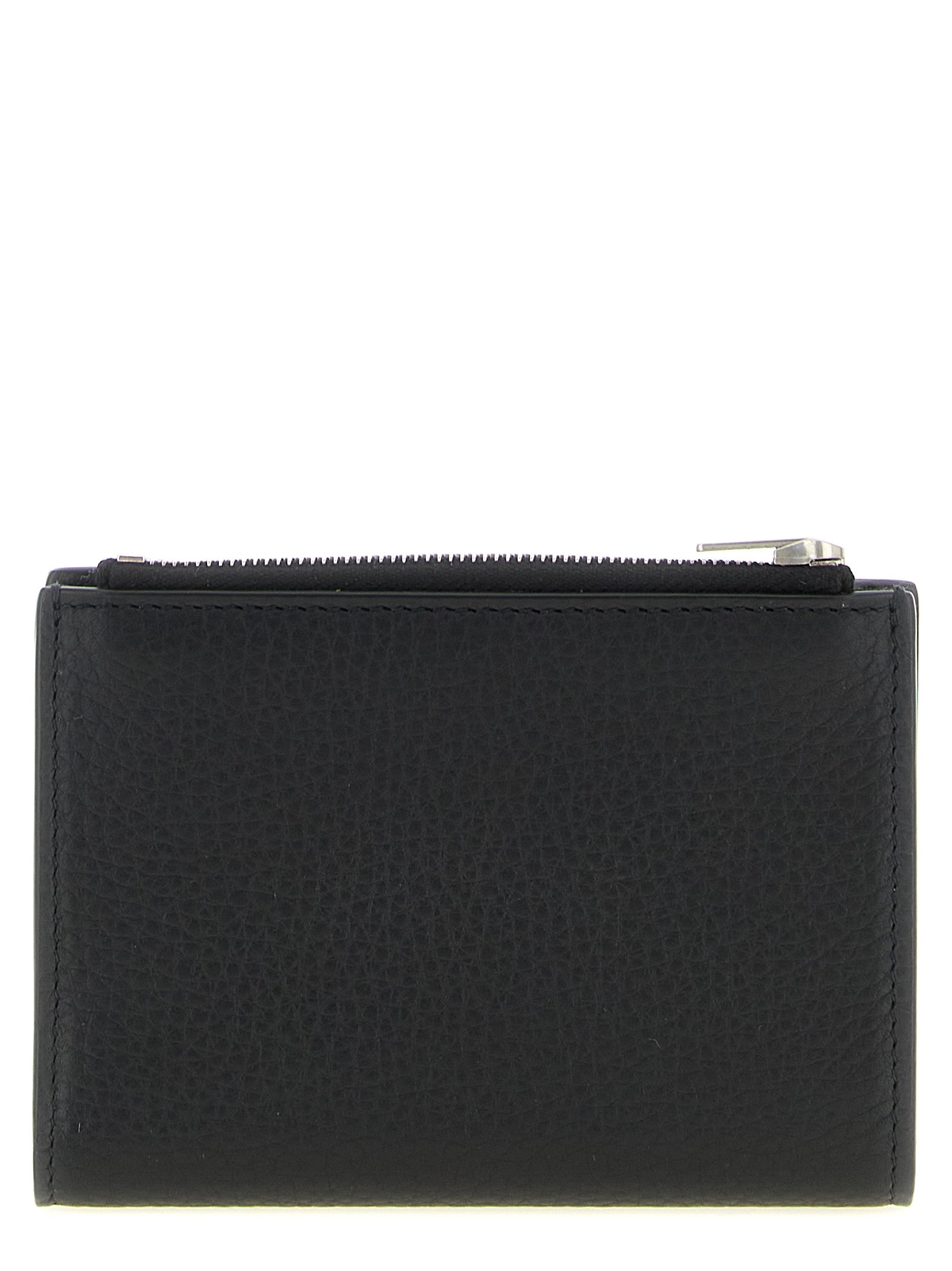 Tiny Cassandre wallet Black Calfskin Leather (bos Taurus) Wallets, Card Holders