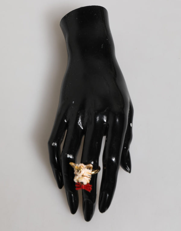 Dolce & Gabbana 50% Resin ring in gold