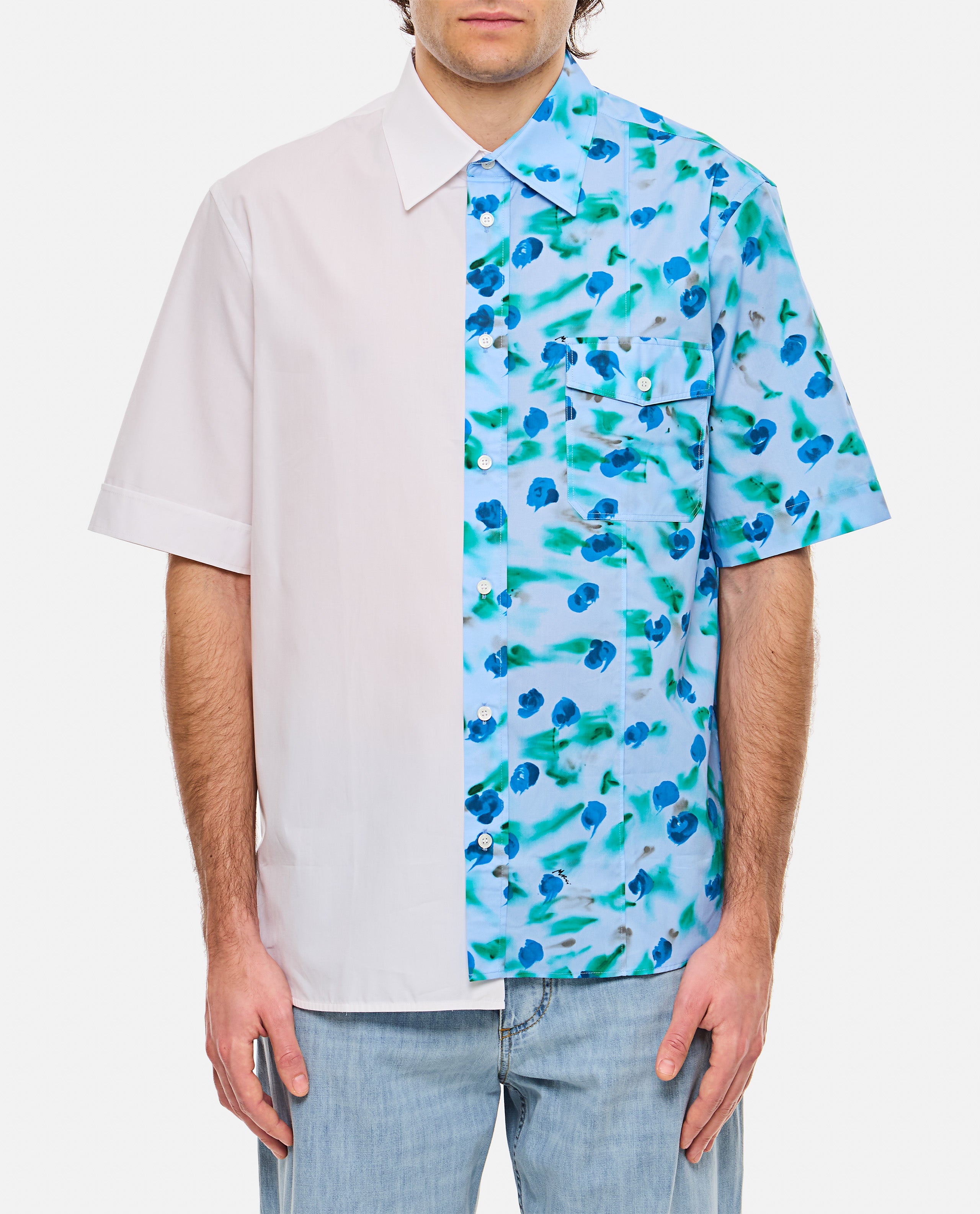 Marni Shirts Clear Blue