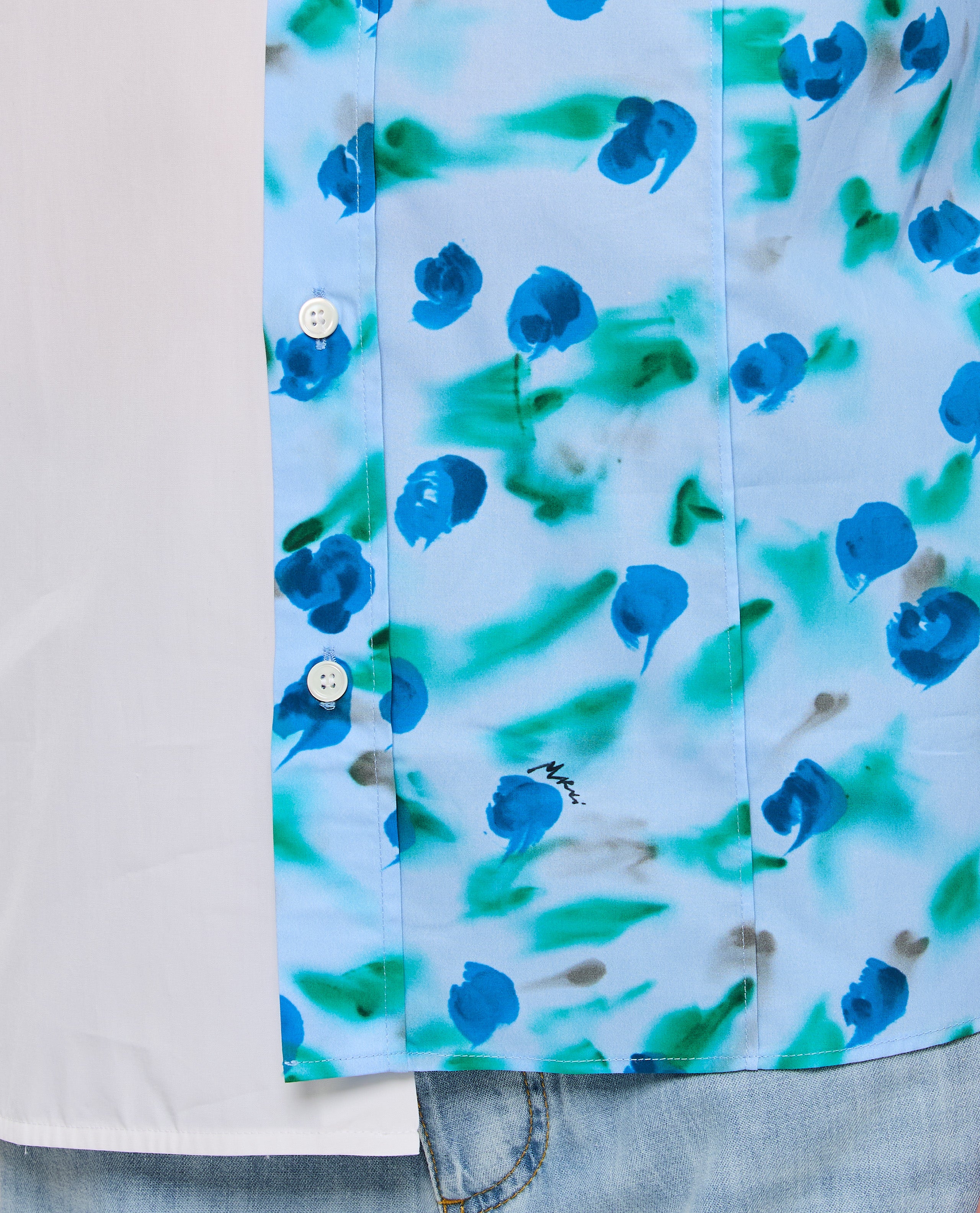 Marni Shirts Clear Blue