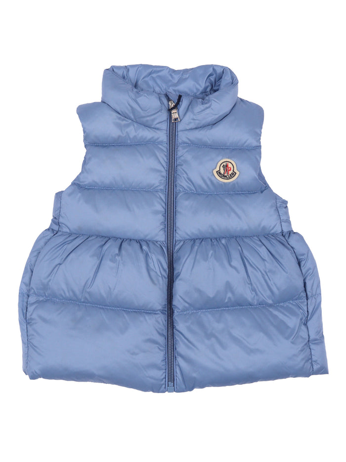 Hivette Vest Blue Sleeveless Puffer