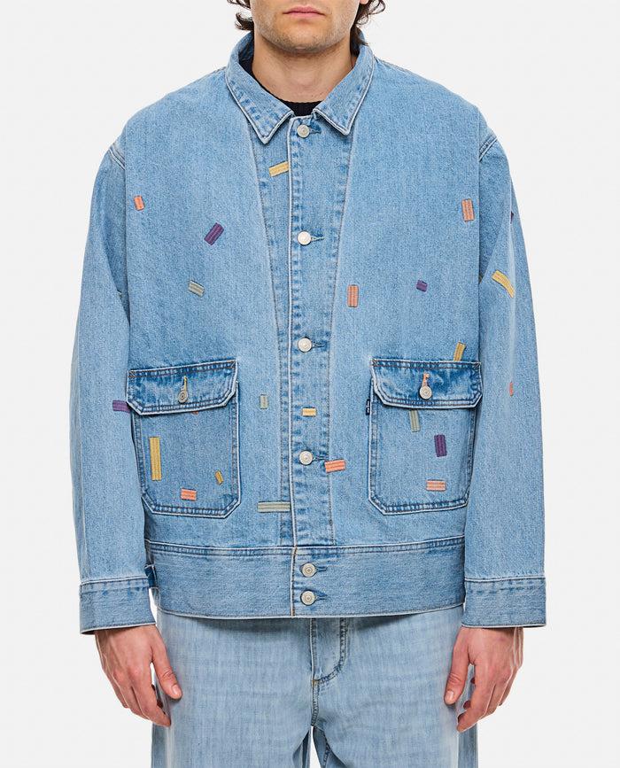 Levis Jackets Clear Blue