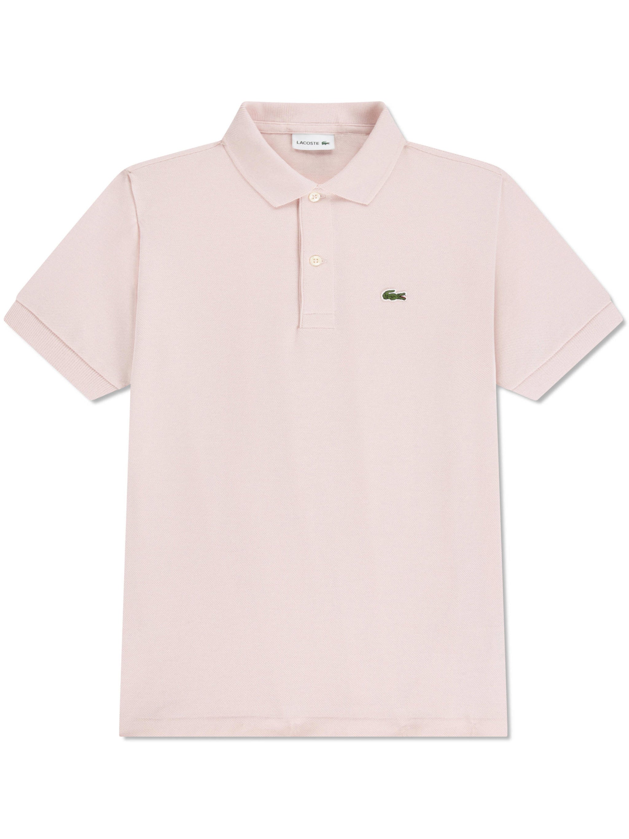 Lcb Non-organic Petit Pique Pink & Purple Polo