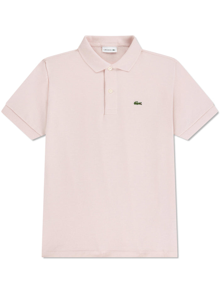 Lcb Non-organic Petit Pique Pink & Purple Polo