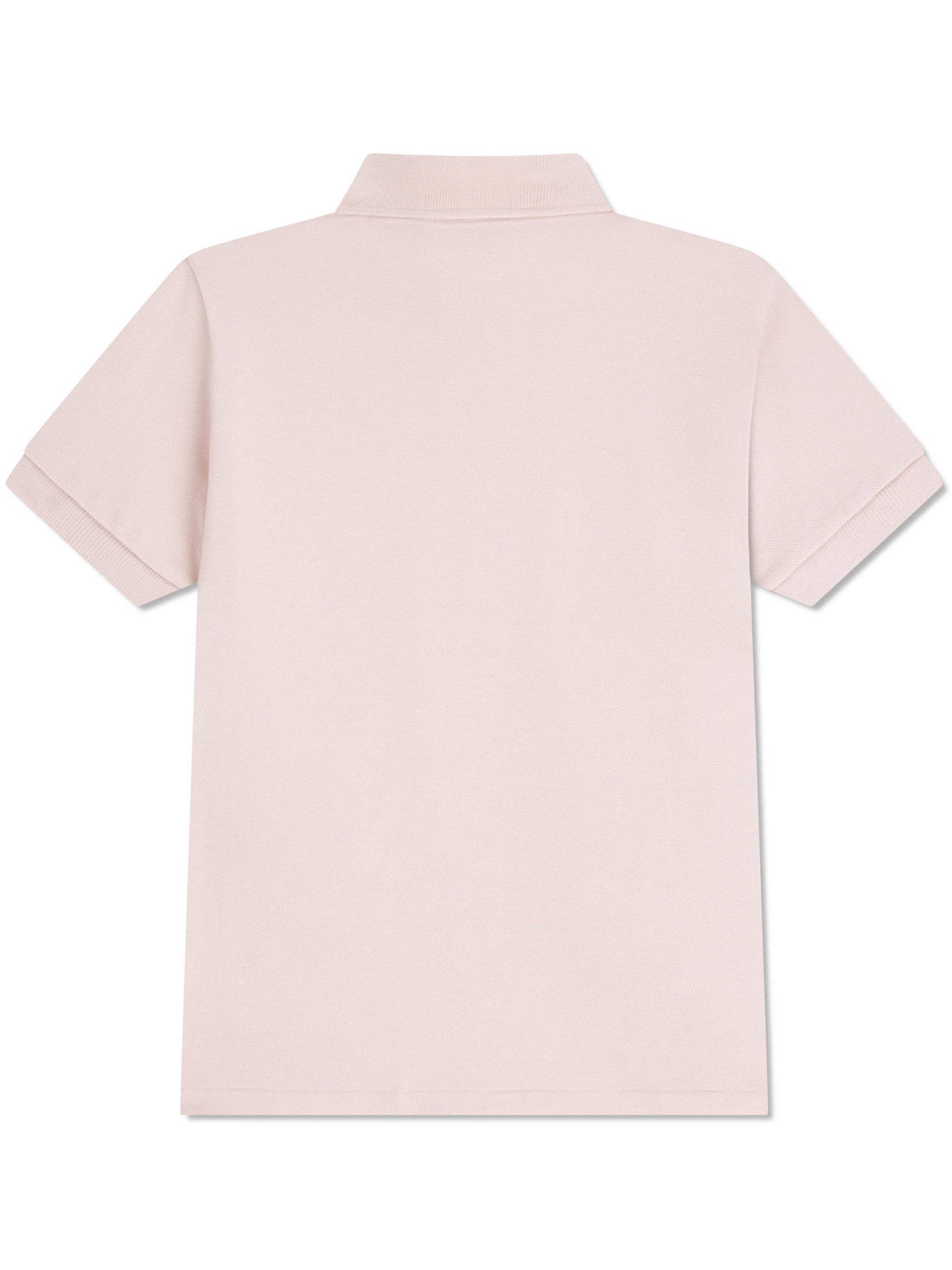 Lcb Non-organic Petit Pique Pink & Purple Polo