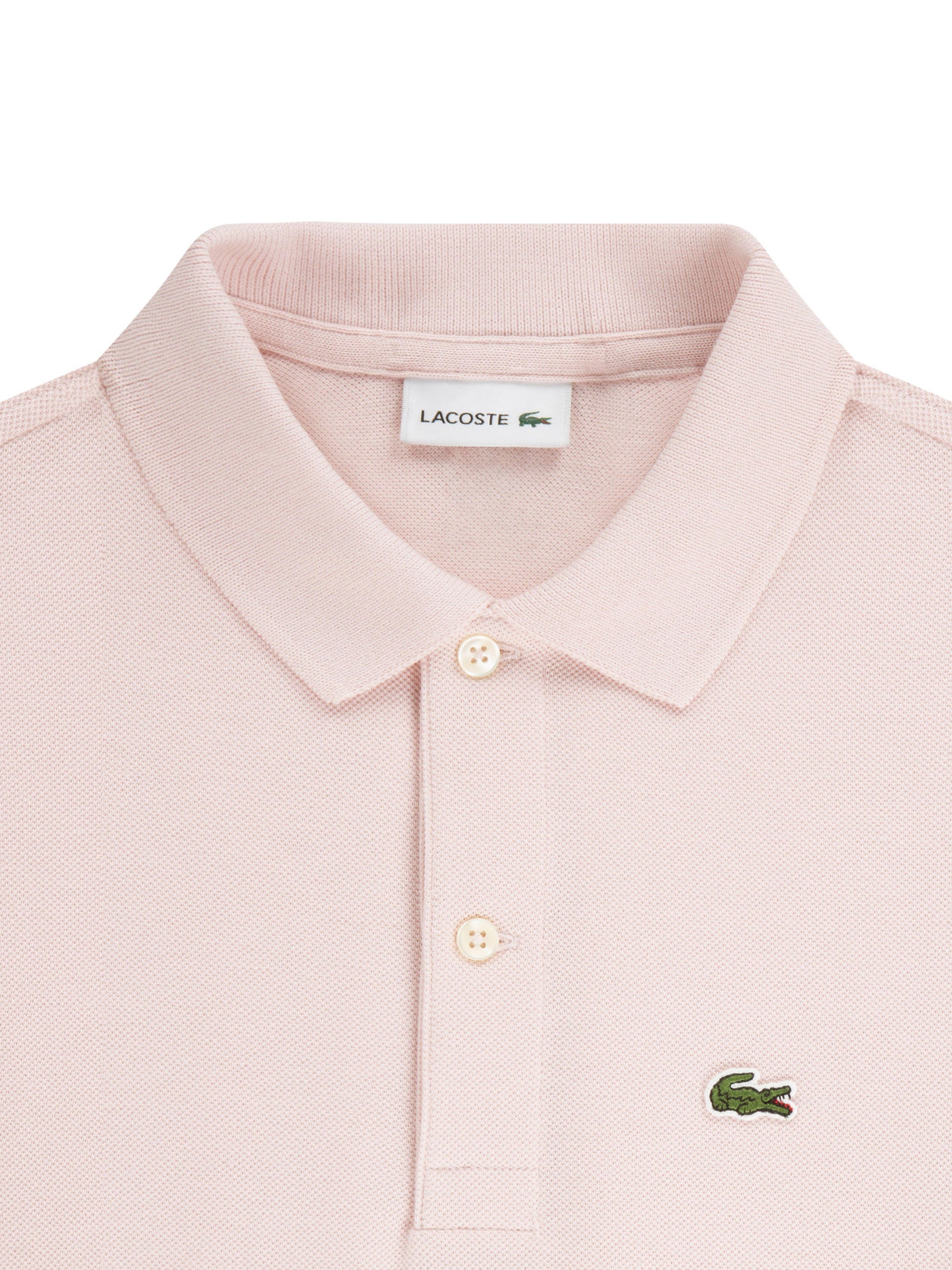 Lcb Non-organic Petit Pique Pink & Purple Polo