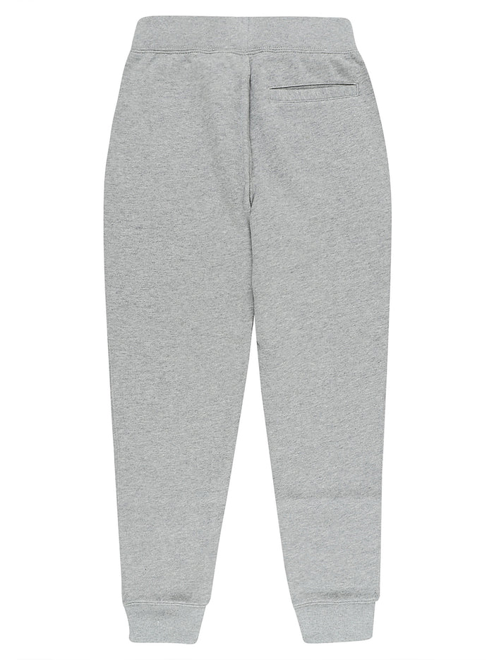 Jogger Pants Grey Cotton Polyester Pantaloni