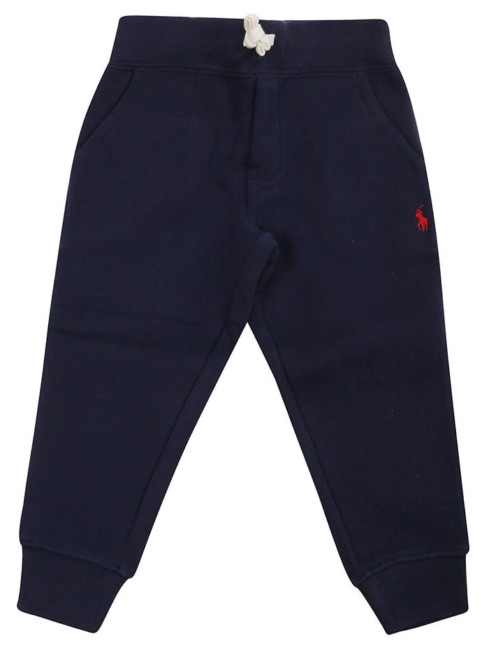 Jogger-bottoms Blue Cotton Polyester Pantaloni