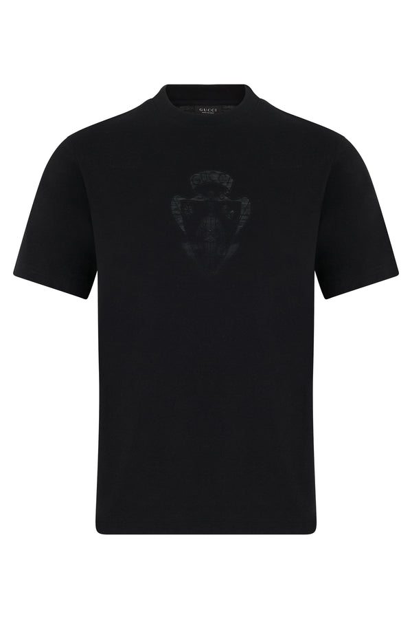 T-Shirt Mixed Cotton Black T-shirts