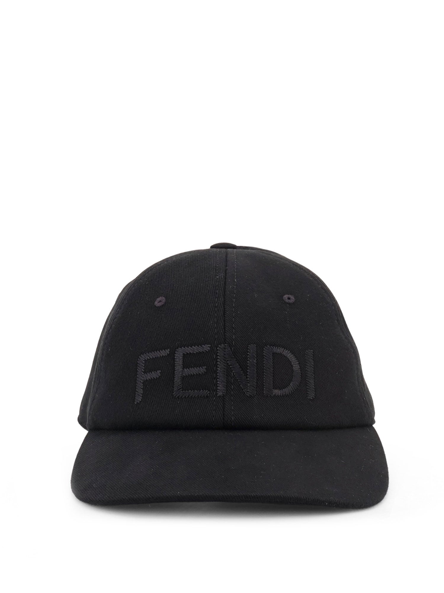 Fendi Hats Black Cotone Elastan