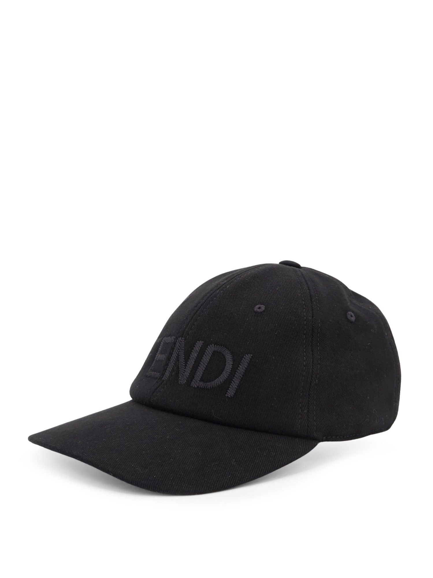 Fendi Hats Black Cotone Elastan