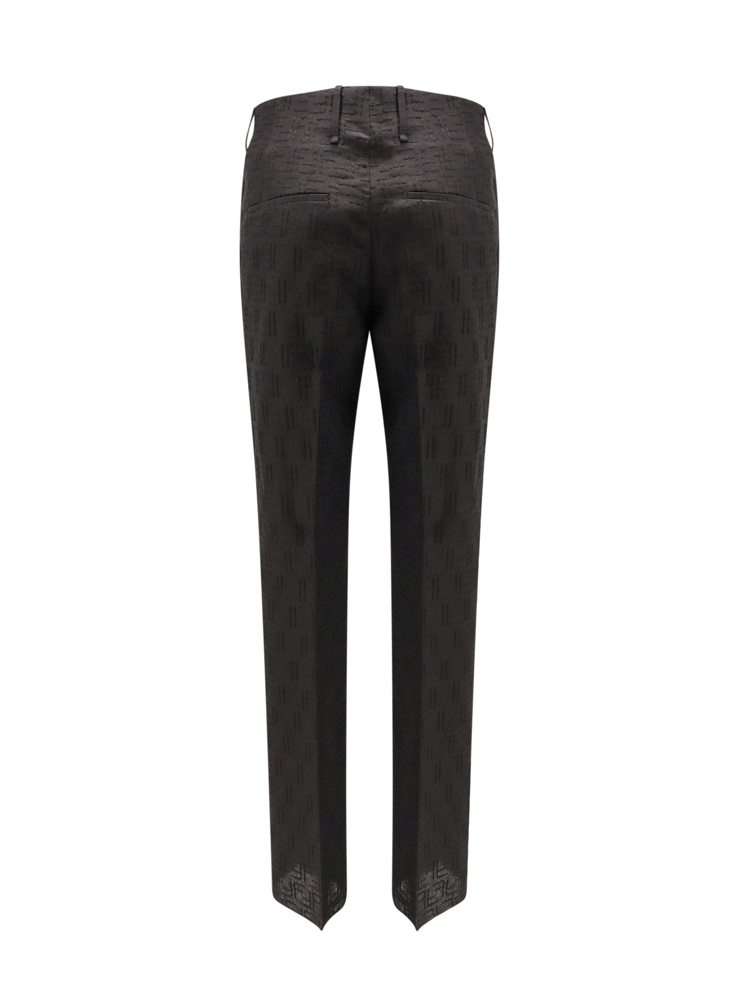 Fendi RTW Black Lino Cotone